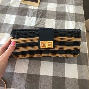 Jcrew Wicker Clutch